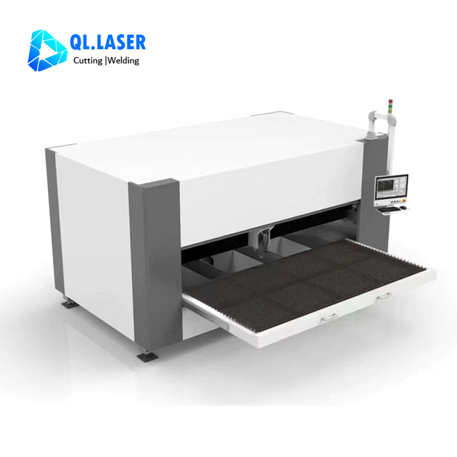 Machine de d&eacute;coupe laser &agrave; table unique JWMS avec couvercle