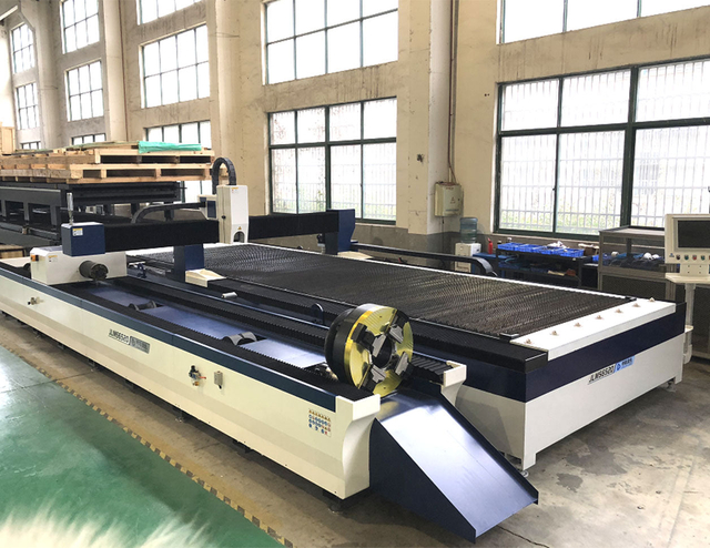 M&aacute;quina de corte por l&aacute;ser de lecho de l&aacute;minas soldadas pesadas JLNS6025