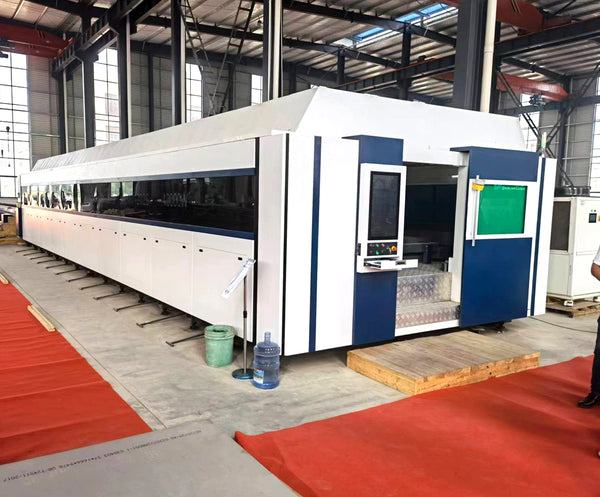 M&aacute;quina de corte por l&aacute;ser con modos de mesa de intercambio completamente cerrada JLMA4020