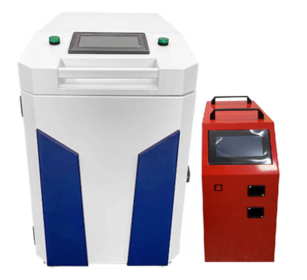 آلة لحام ألياف الليزر المحمولة بسلك مزدوج QLWD-2000w