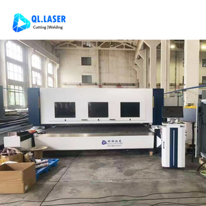 Cortador a laser de p&oacute;rtico industrial de 20 kW com curso longo de 3-12 m para corte de chapa de metal