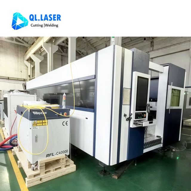 M&aacute;quina de corte 6020 do laser da fibra da tabela da troca 40KW com corte chanfrado