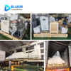  Teslimattan &ouml;nce 12m 20kW beş eksenli lazer kesim makinesinin tamamen korumalı ahşap ambalajı
